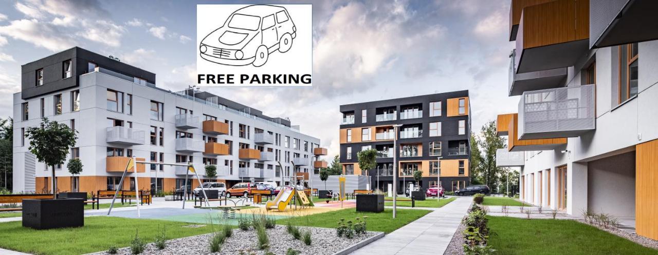 Апартаменты Osiedle Ptasie, New - Lux - Free Parking Катовице Экстерьер фото